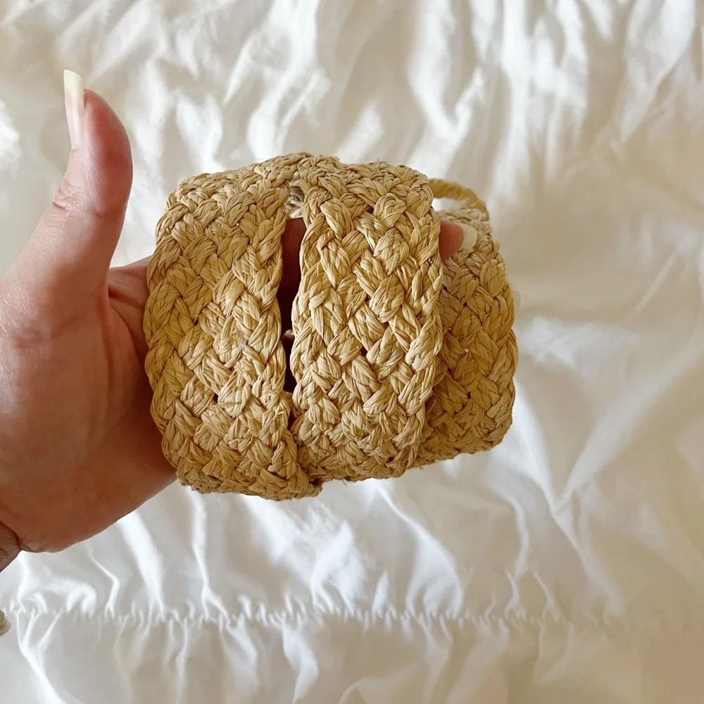 NWT J.CREW Raffia Belt Size XS/S - Picture 3 of 6